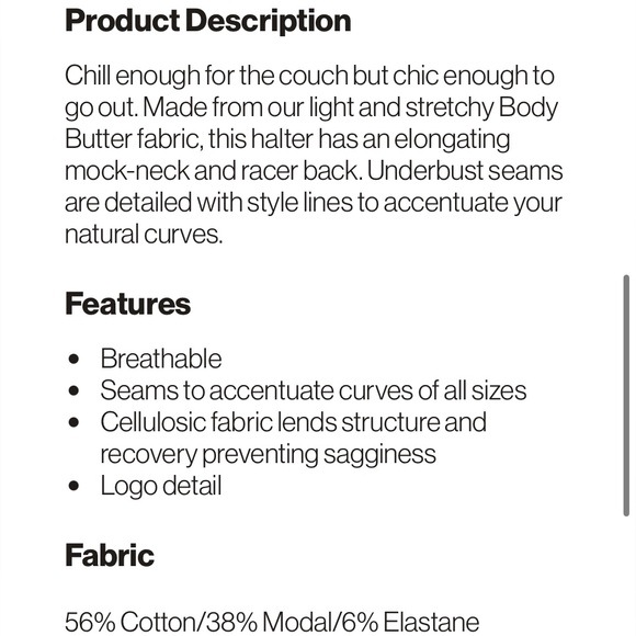 Yitty/Fabletics high collar halter top - Picture 9 of 9